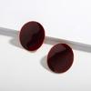 Trendy Japanese-Korean Enamel Glaze Large Stud Earrings - Versatile Street Style Women's Ear Pendants