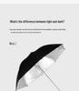 Black & White Reflective Parabolic Umbrella Softbox for Outdoor Studio Portrait Photography