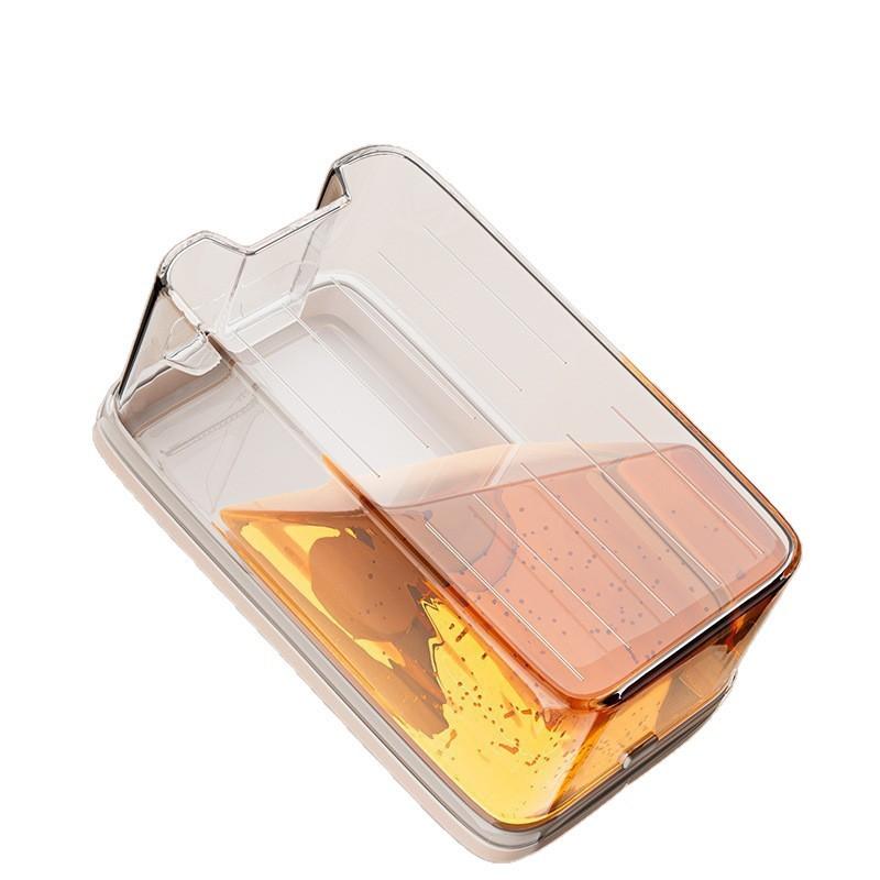 3,6L Luftdichte Lebensmittelaufbewahrungsbehälter Kühlschrank Gefrierschrank Küchenorganisation Gemüse Ei Obst Box Set