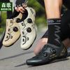 Unlocked Cycling Shoes Men Women Road Mountain Bike With Clipless Pedal Sets