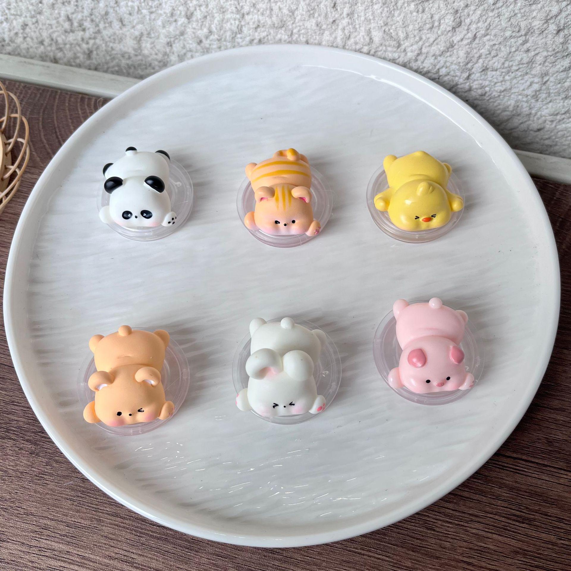 Cute Pig Cartoon Airbag Phone Stand: Foldable & Adjustable Holder Image 4