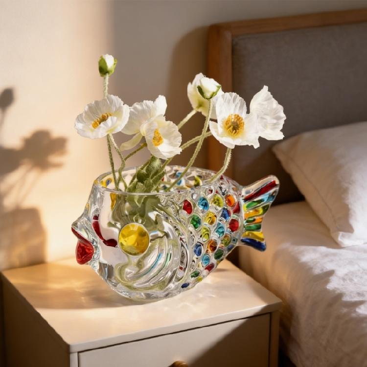 Glasvasen für Blumen Weithals-Blumenvasen Terrarien Hydroponischer Pflanzer Glas-Blumentopf für Tafelaufsätze Heimdeko