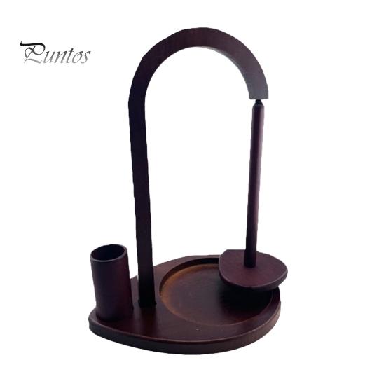 

Деревянный держатель пряжи, вращающийся диспенсер для клубков пряжи, подставка для вязания крючком, органайзер для пряжи, прялка для любителей вязания, бабушек и мам B