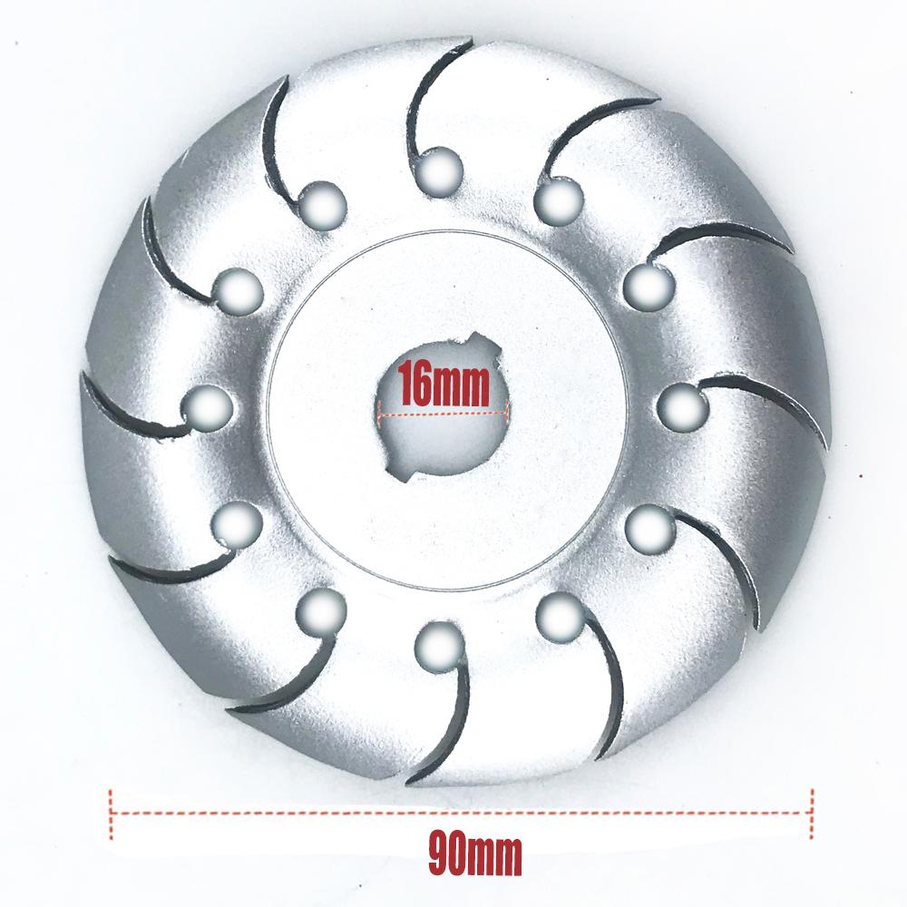 

Дереворежущий диск для резьбы по дереву, режущий диск для угловой шлифмашины, пильный диск, двойное колесо с 12 зубьями, абразивный, острый, для деревообработки, 90 мм серебряный