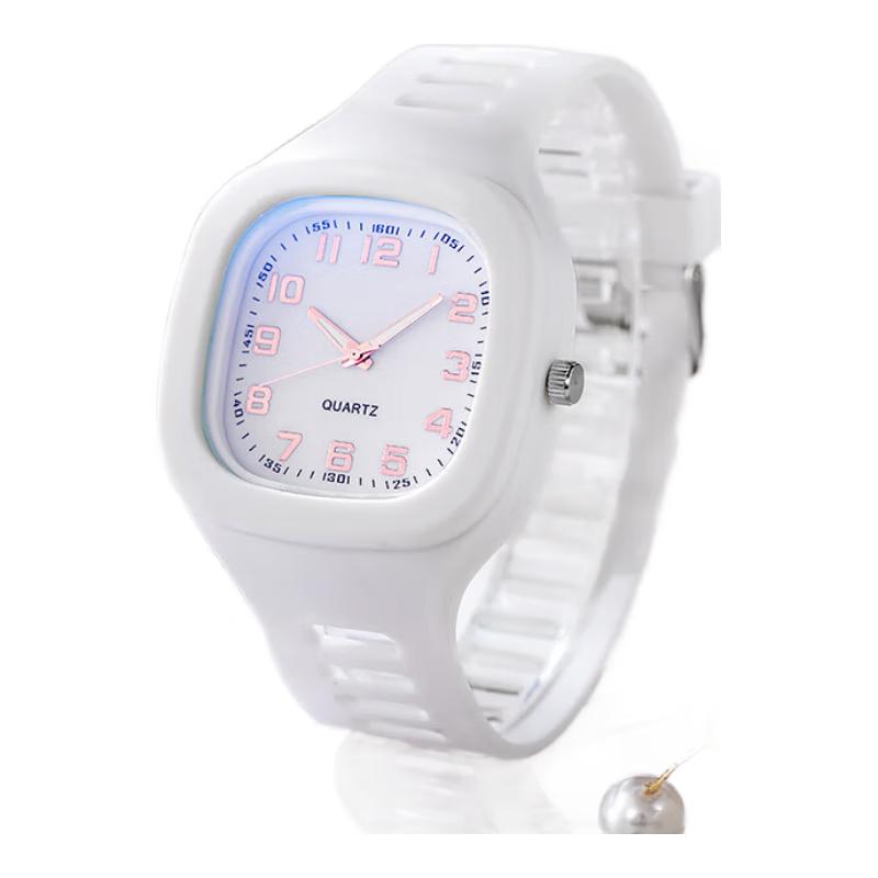 Yaga Student Minimalist Square Quartz Watch