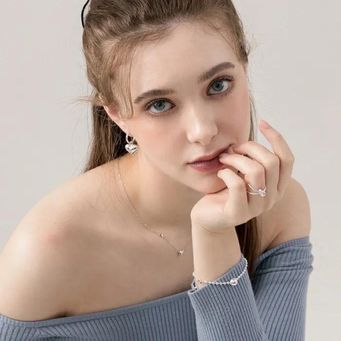 925 Silver Round Ball Bracelet