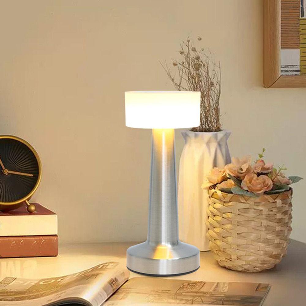 Dimmable LED Reading Lamp Cordless Rechargeable Desk Light Living Room Decor