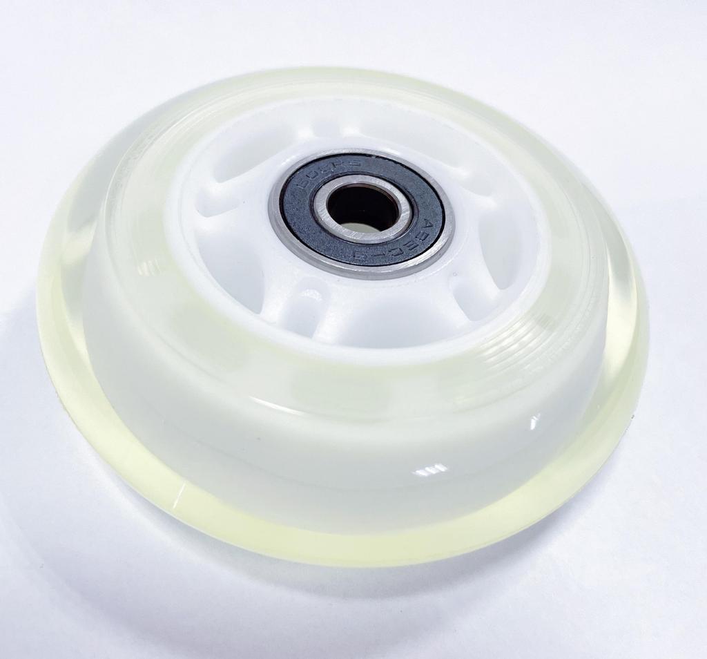 76mm Paten Tekerlegi Inline Skate Wheels 76mm 85a Black Colour Three Wheel Inline Skating Aggressive Inline Wheels