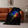 Colorful Dance Silhouette Blanket for all seasons blanket lunch break throw gift