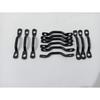 JEEP WILLYS MB GPW CJ2A 3A 3B CJ5 M38 M38A1 FOOTMAN LOOPS BRACKET 12 PCS |Fit H9