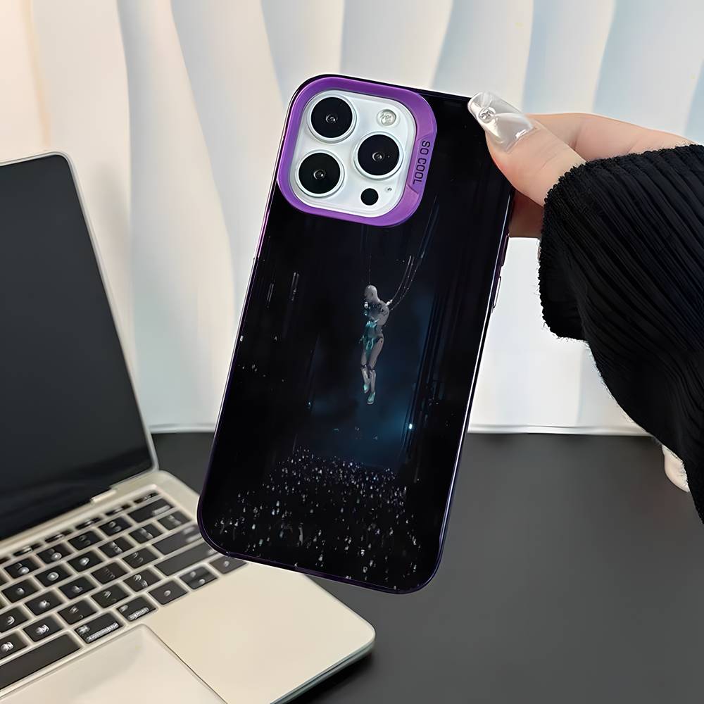 

DJ A-Afterlife Anyma Phone Case For iPhone 17,16,15,14,13,12,11,Mini,Pro,E,SE4,XS,MAX Purple Candy Matte Cover iPhone17air