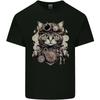 T-shirt Unisexe Léger en Coton Chat Steampunk
