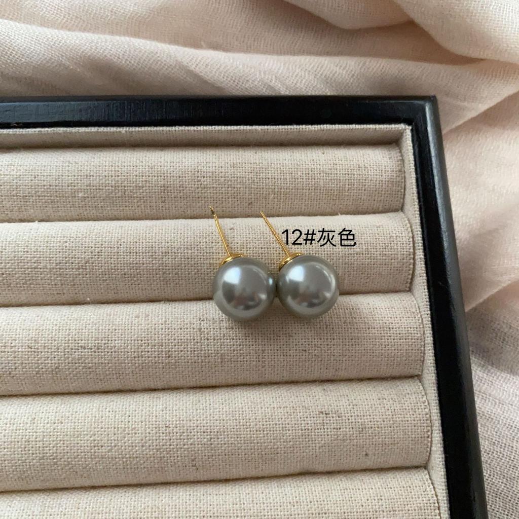 Simple And Sweet Atmosphere Pearl Multi-Color Stud Earrings, Advanced Not Monotonous And Versatile, Simple And Generous Light Luxury Earrings