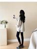 Plus Size Maternity Sweatshirt Set: Medium-Length, Loose Fit for Spring & Autumn