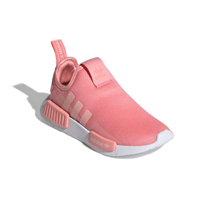 Adidas Originals NMD 360 C Lette Sklisikre Lavsko Løpesko Barnesneakers Rosa Hvit EF6615