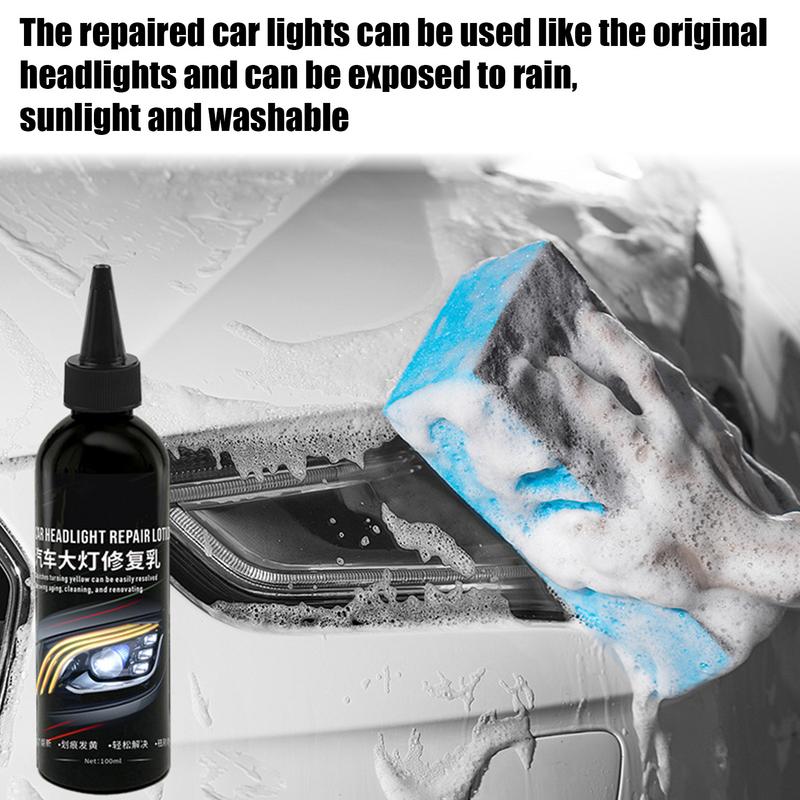 For For Cars Trucks RVs Etc. Automotive Headlight Lens Restorer Efficient Lens Repair Agent Headlight Lens Restorer Lasting