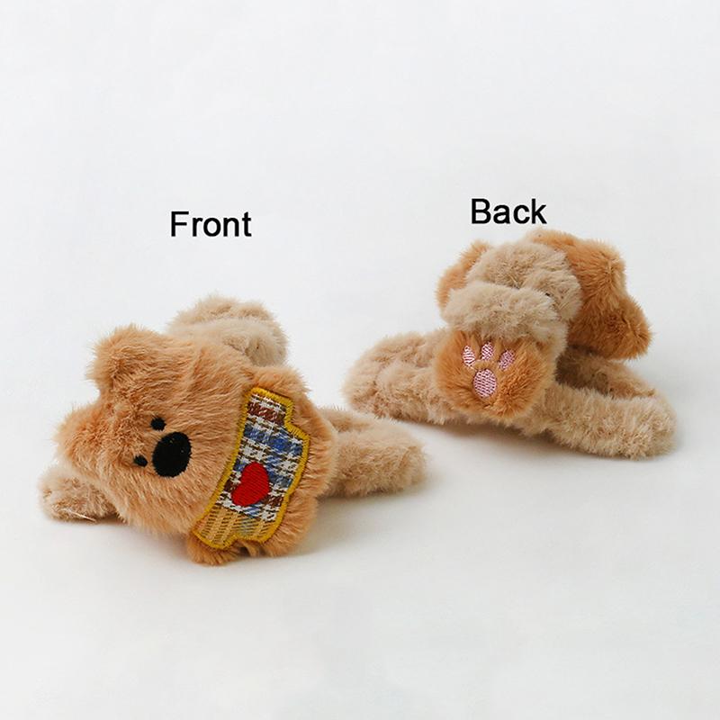 

Cartoon Little Bear Plush Hair Claw Cute Large Shark Clip For Women Girls Sweet Hair Clip Versatile Hair Accessories Gifts