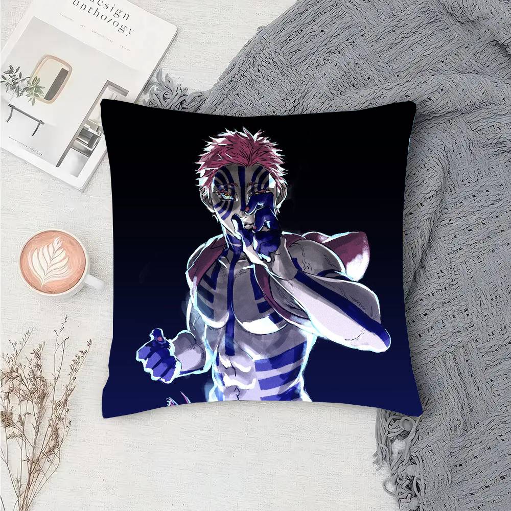 Akaza Anime Demon Slayer Kissenbezug Sofakissenbezug Zimmer Heimdekoration