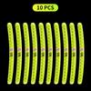 Car Wheel Hub Reflective Stickers Tire Rim Luminous Accessories for FIAT Abbas 500 Grande Stilo Freemont Punto Astra Bravo Ducato