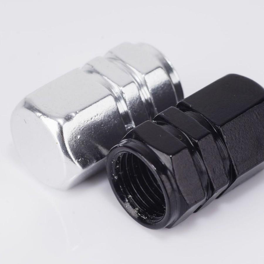 

Aluminum Alloy Personalized Car Tire Valve Stem Caps - 4-Piece Set