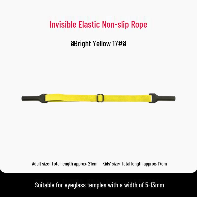 

Colorful Silicone Anti-Slip Retractable Glasses Cord for Kids & Adults Adults