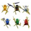 104 PCS ninja building block doll set, assembled role action doll DIY building block doll toy boy birthday gift.