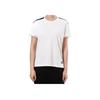 Sports Lifestyle Casual Moisture-Wicking Comfortable Soft Short Sleeve Regular T-Shirt Women Tops White CX5154