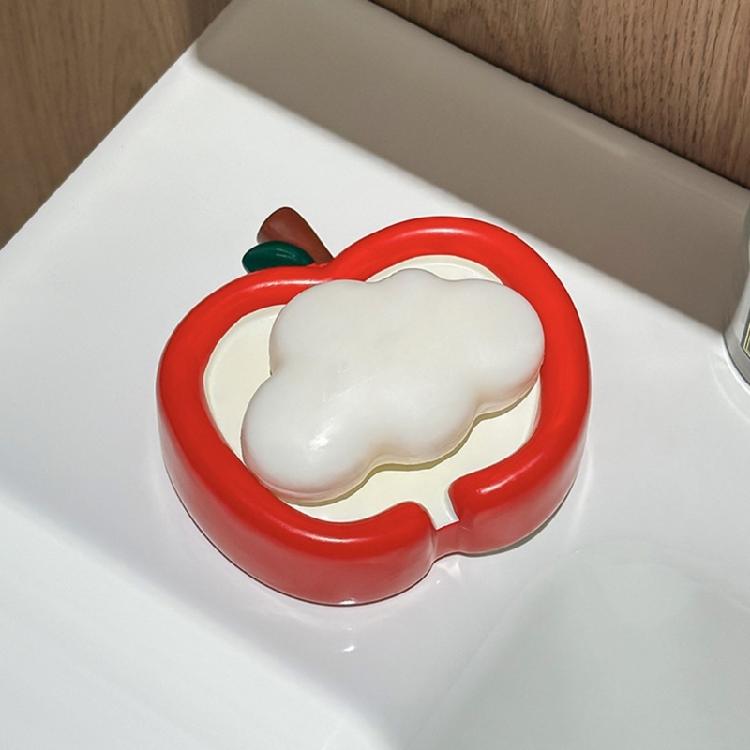 Fruit Theme Soap Tray for Bathroom Decors Practical Drainage Hole Soap Container Box for Bathroom Countertop Essential