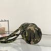 Niche Design Spicy Girl Large Capacity Camouflage Pillow Bag New Trendy Star Single Shoulder Underarm Bag KTB