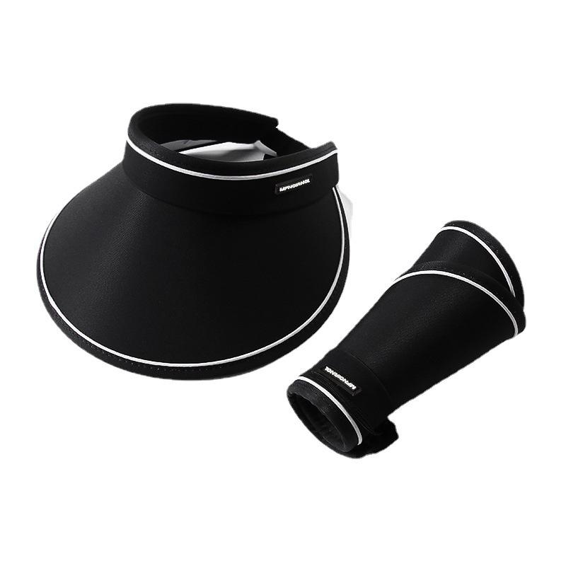 Women's summer sun protection visor hat, UV protection, outdoor sports versatile headband sun hat