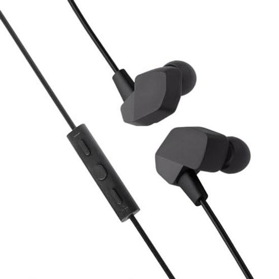 Final VR3000 Gaming Matte Gray Wired Earphones Binaural 3D Surround Microphone Recommended Game/VR/Binaural/ASMR/360 Audio 3.5mm Plug