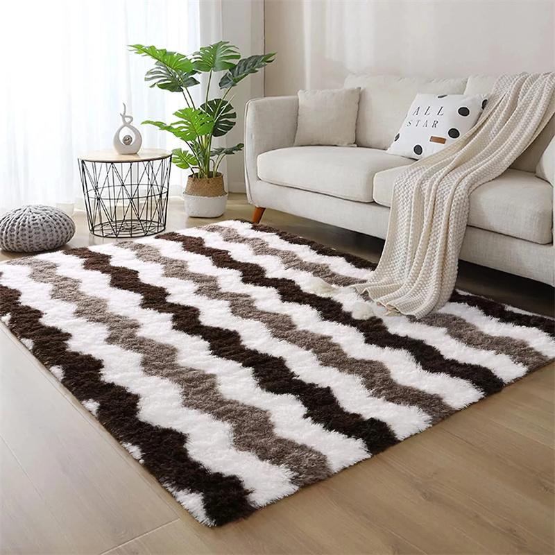 Fluffy Rug Indoor Plush Soft Carpet Soft Shaggy Rugs Plush Area Rugs for Living Room Bedroom Fluffy Carpets Home Decor