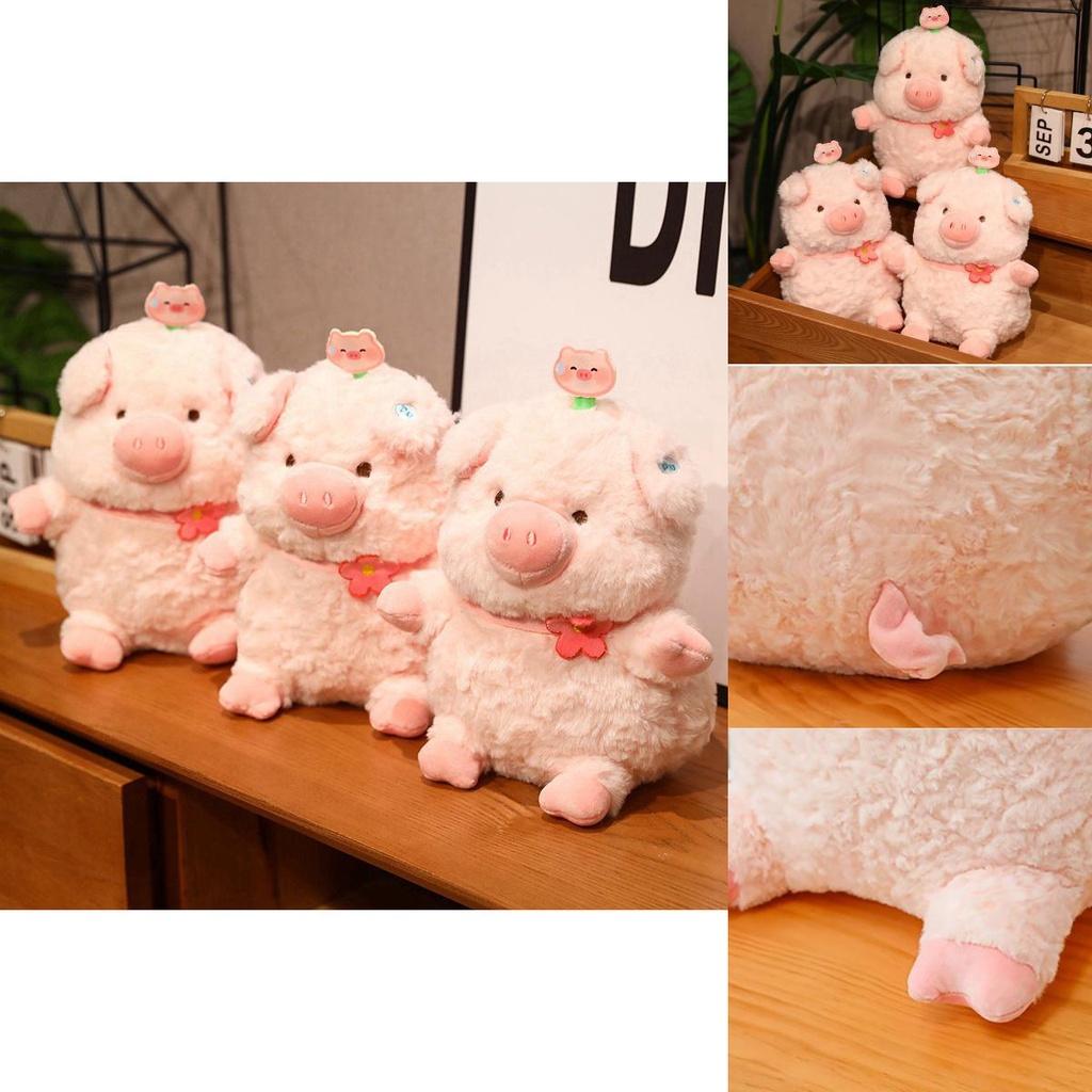 Cute Pu Pig Plush Toy Adorable Stuffed Pig Doll For Girls Soft And Huggable Animal Toy
