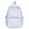 Schoolbag Korean Ins College Wind Polka Dot High-value School Bag Niche Students Cute Shoulders New Backpack for Junior High School Students
