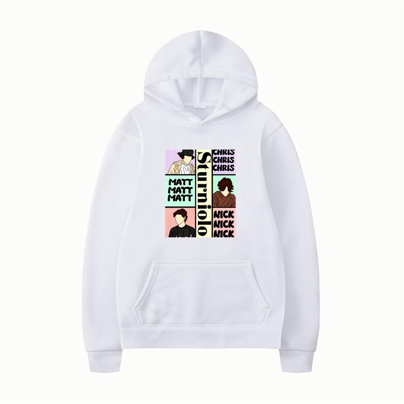 Sturniolo Drillinge Hoodies Herren Damen Kreatives Design Bedruckter Hoodie Marke Y2K Kleidung Vintage Unisex Langarm Pullover
