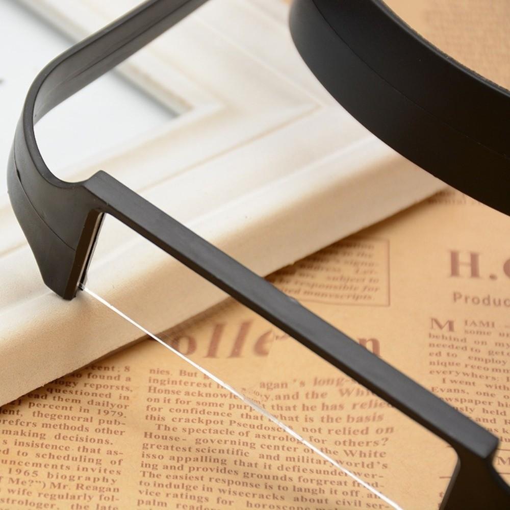 Interchangeable Lenses Headband Magnifier Simple Head Mount Magnifier  Sewing Crafts