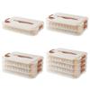 Multi-layer Dumpling Storage Box with Lid Wonton Noodle Organization Supply