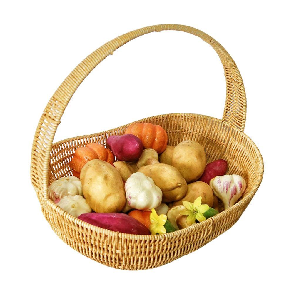 Schiffsförmiger Aufbewahrungskorb Imitationsweide Desktop-Organizer Korb Handhaltkörbe Geschenk