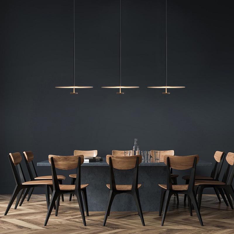 Nordic Minimalist Round Pendant Lamp for Living Room, Bedroom, or Study