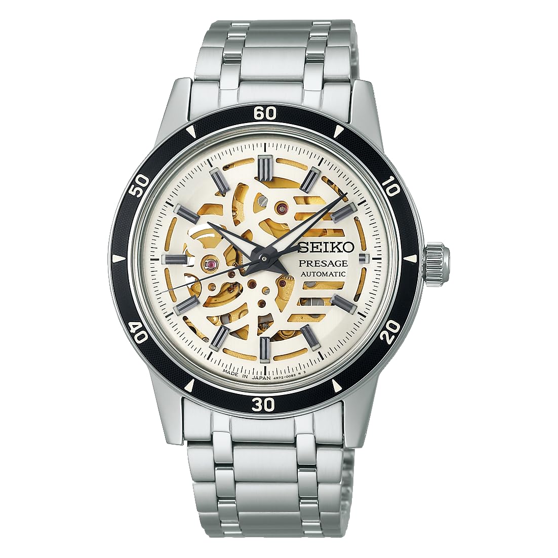 

Автоматичний годинник Presage SARY255 Сріблястий [Годинник Seiko] Стиль 60-х Чоловічий