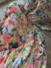 2023 Summer Floral One-Shoulder Designer Dress