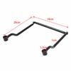 Universal Motorcycle Black Saddle Bag Refit Saddlebag Support Bars Mounts Bracket Side Luggage For Harley