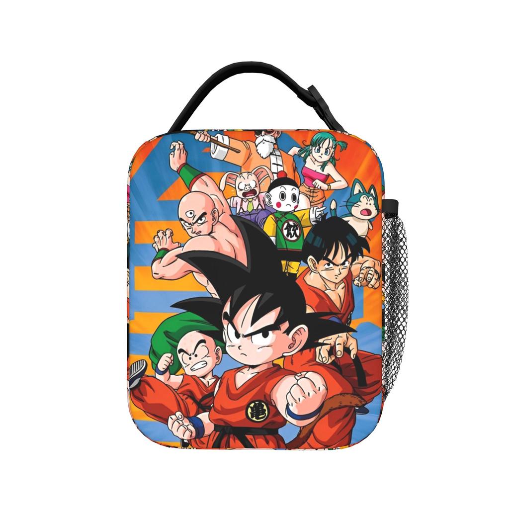 Goku Plus Shenron Borsa Termica per Pranzo Borsa Frigo Riutilizzabile, Contenitore per Pranzo Kakarot DBZ Borsa Spaziosa Porta Pranzo Borsa per Cibo Lavoro Gite