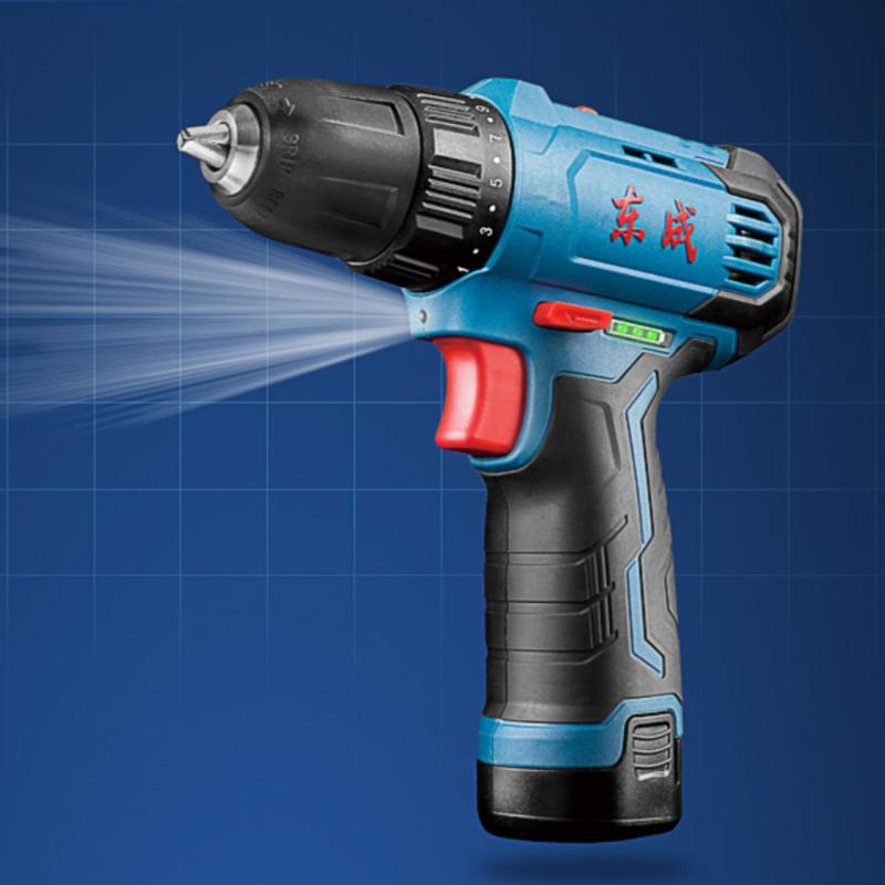 Dongcheng Electric Drill Pistol Drill Electric Screwdriver Household Lithium Battery Hand Drill Dongcheng Electric Tool DCJZ10-10Z