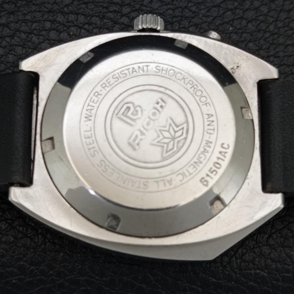 AUTOMATIC VINTAGE RICOH R31 JAPAN MENS WHITE COLOR DIAL WATCH a707693-1