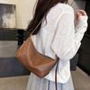 Large capacity new dumpling bag fashionable retro casual shoulder messenger bag simple underarm bag