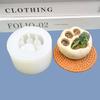 Cats Paw Cats Jewelry Containers Silicone Molds for Making Succulent Plant