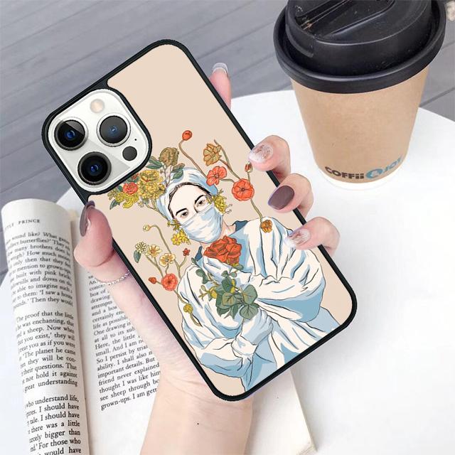Cartoon Medicine Doctor Nurse phone Case Cover For iPhone 17 Air 16 15 14 Plus 11 12 13 Pro Max coque