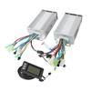 500W Fahrrad Dualantrieb Controller Kit mit Displaypanel Elektrofahrrad Umbausatz für Elektro