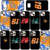 Phone Case for Samsung Galaxy S25 S24 S23 iPhone 16 15 Xiaomi Redmi Note 14 13 12 16E X 11 Pro Max OPPO Moto Huawei F1 Number No 14 81 No14 No81 Cover
